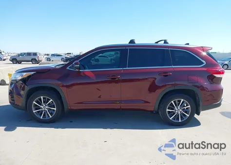 2018 Toyota Highlander Xle from USA, damaged, VIN 5TDJZRFH6JS886819